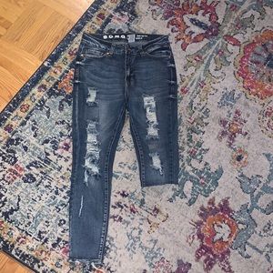 Super high rise skinny jeans size 11